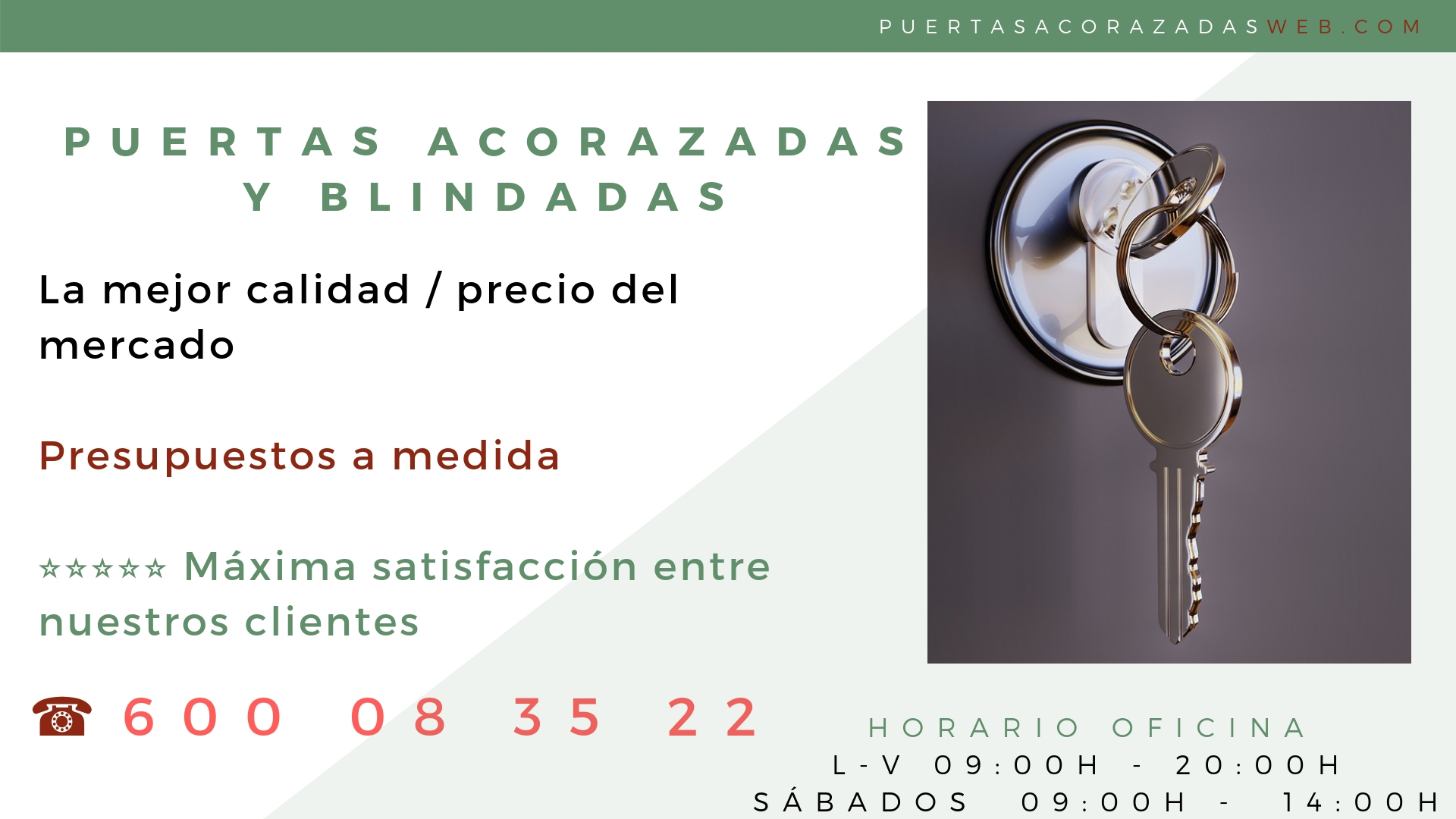 puertas acorazadas y blindadas